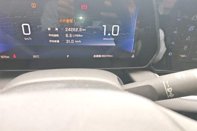 Used Chevrolet Monza 2023 1.5L Dual-Clutch Enjoyment Edition Odometer Close Up