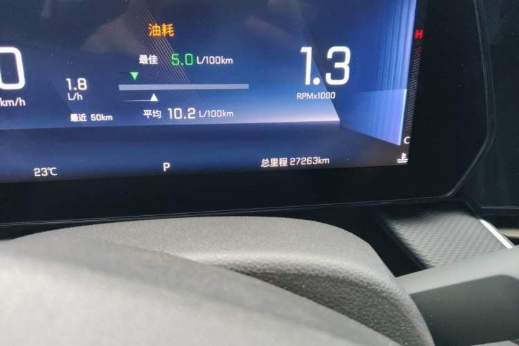 Used Chevrolet Monza 2023 1.5L Dual-Clutch Enjoyment Edition Odometer Close Up