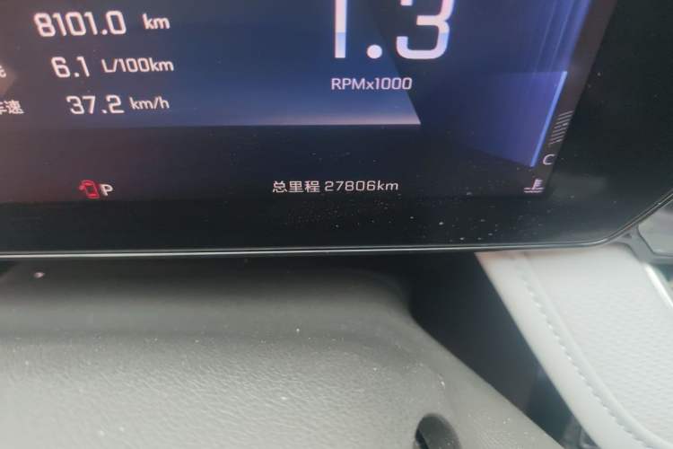 Used Chevrolet Monza 2023 1.5L Dual-Clutch Enjoyment Edition Odometer Close Up
