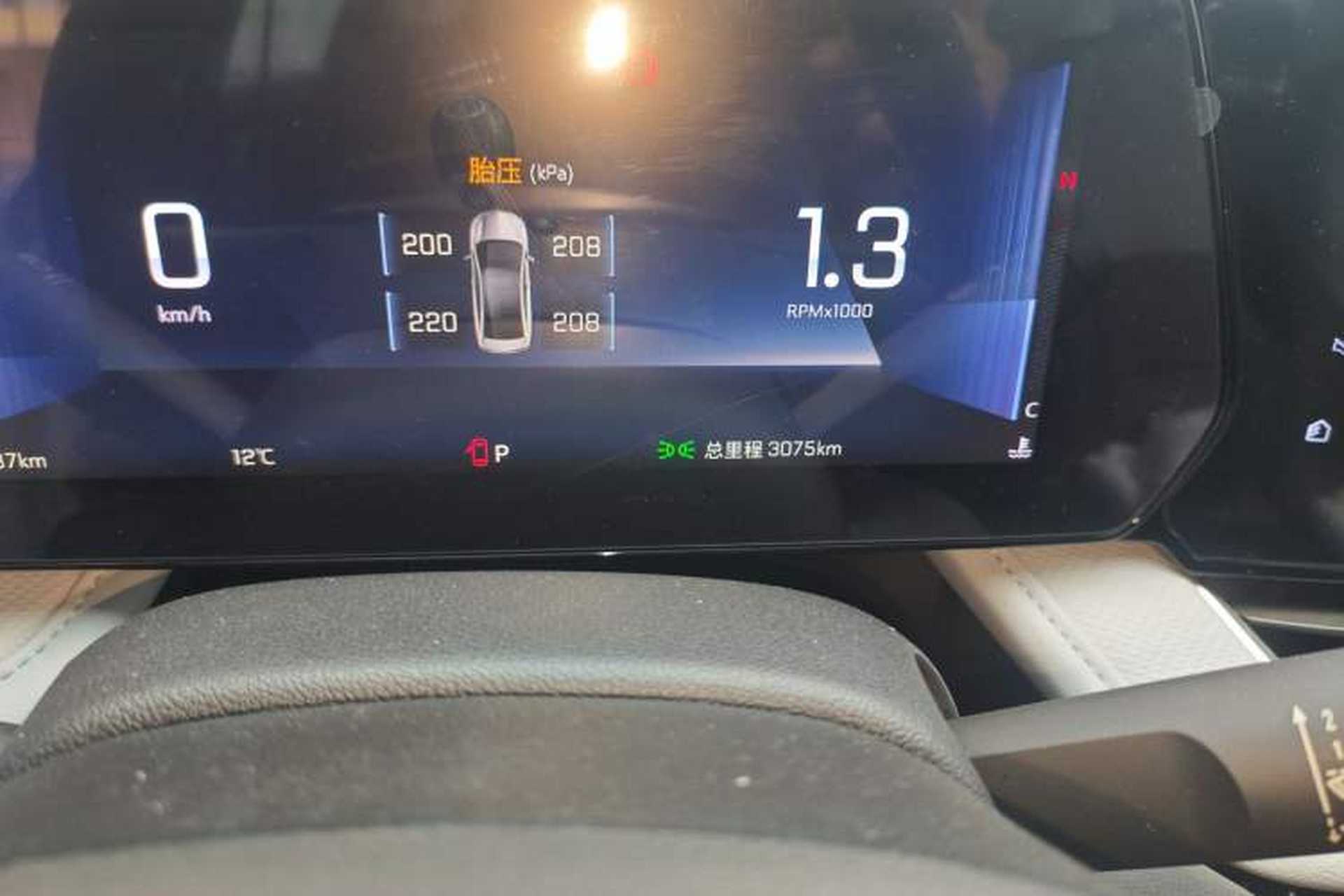Used Chevrolet Monza 2023 1.5L Dual-Clutch Enjoyment Edition Odometer Close Up