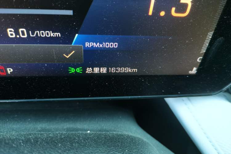 Used Chevrolet Monza 2023 1.5L Dual-Clutch Enjoyment Edition Odometer Close Up