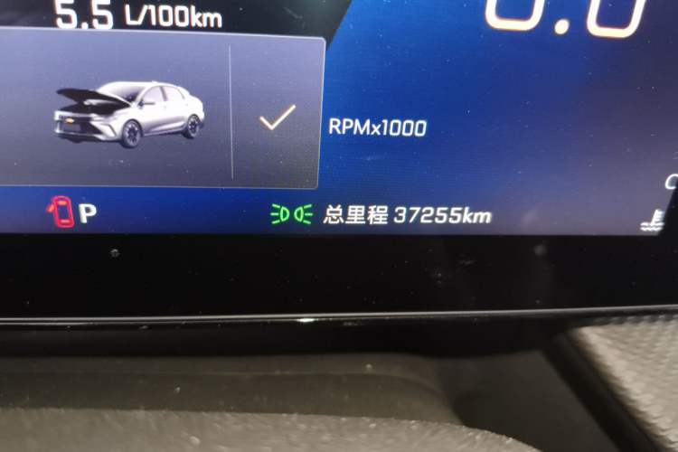 Used Chevrolet Monza 2023 1.5L Dual-Clutch Enjoyment Edition Odometer Close Up