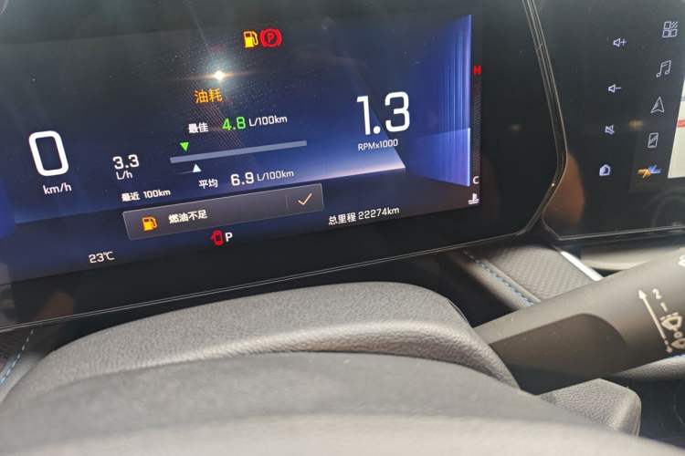 Used Chevrolet Monza 2023 1.3T Mild Hybrid Automatic Luxury Edition Odometer Close Up
