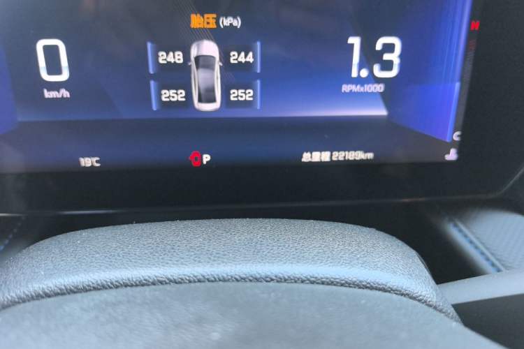 Used Chevrolet Monza 2023 1.3T Mild Hybrid Automatic Luxury Edition Odometer Close Up