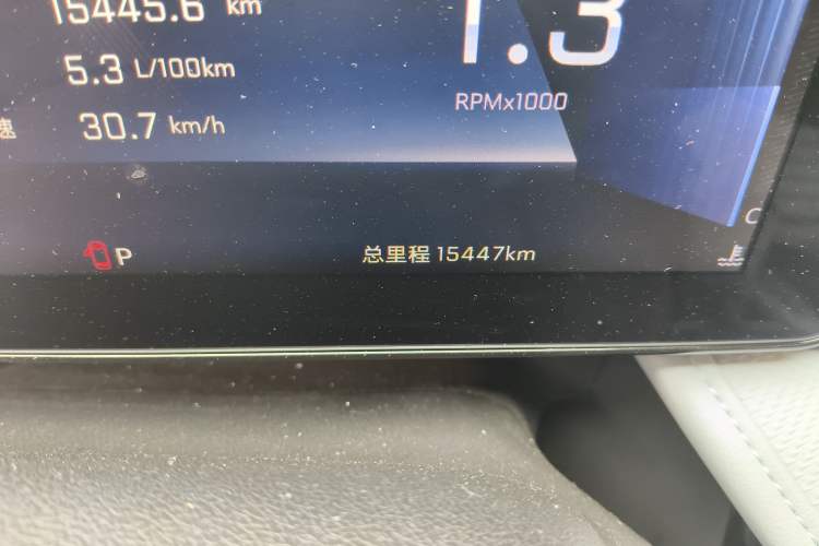 Used Chevrolet Monza 2024 1.5L Dual-Clutch Enjoyment Edition Odometer Close Up