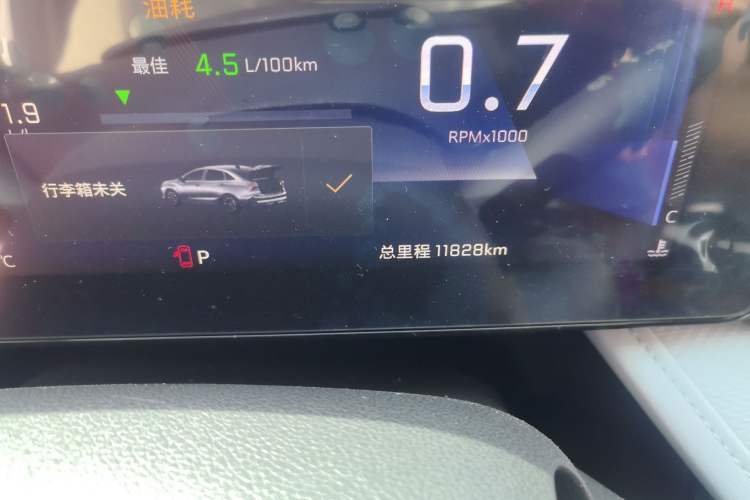 Used Chevrolet Monza 2024 1.5L Dual-Clutch Enjoyment Edition Odometer Close Up