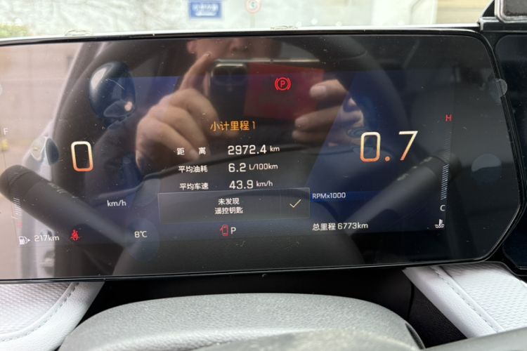 Used Chevrolet Monza 2024 1.5L Dual-Clutch Enjoyment Edition Odometer Close Up