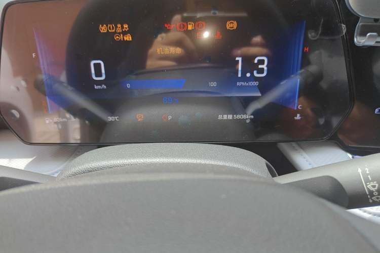 Used Chevrolet Monza 2024 1.5L Dual-Clutch Enjoyment Edition Odometer Close Up