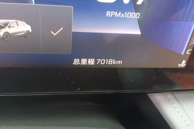 Used Chevrolet Monza 2024 1.5L Dual-Clutch Enjoyment Edition Odometer Close Up