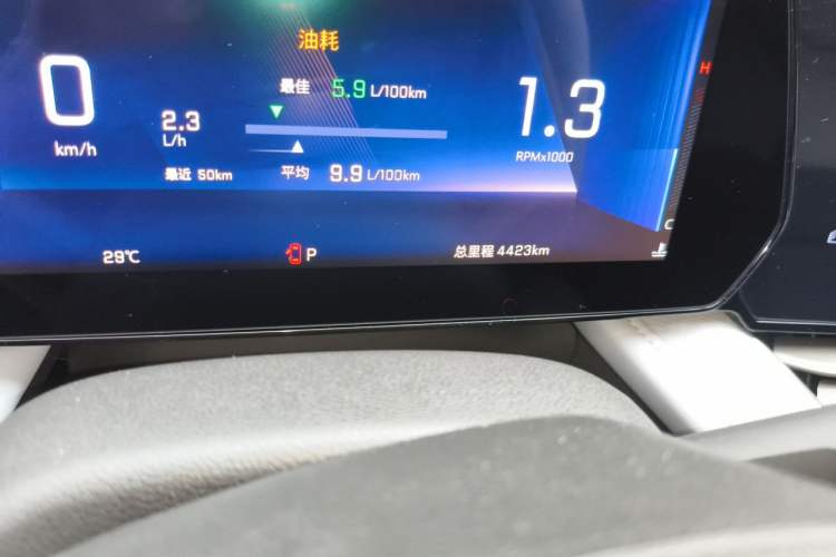Used Chevrolet Monza 2024 1.5L Dual-Clutch Enjoyment Edition Odometer Close Up