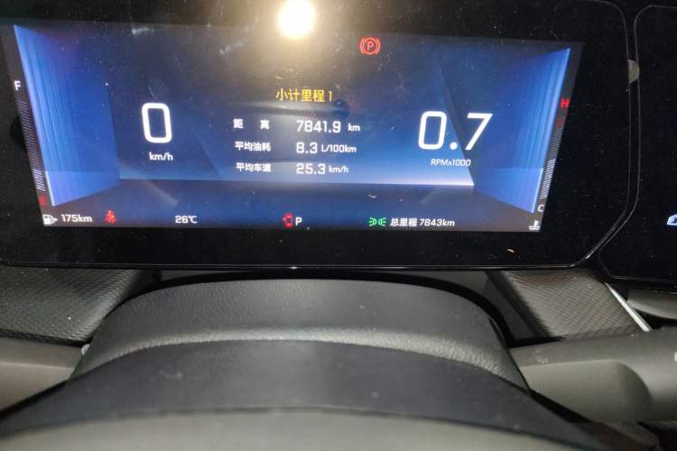 Used Chevrolet Monza 2024 1.5L Dual-Clutch Enjoyment Edition Odometer Close Up