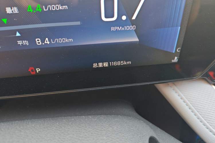 Used Chevrolet Monza 2024 1.5L Dual-Clutch Enjoyment Edition Odometer Close Up