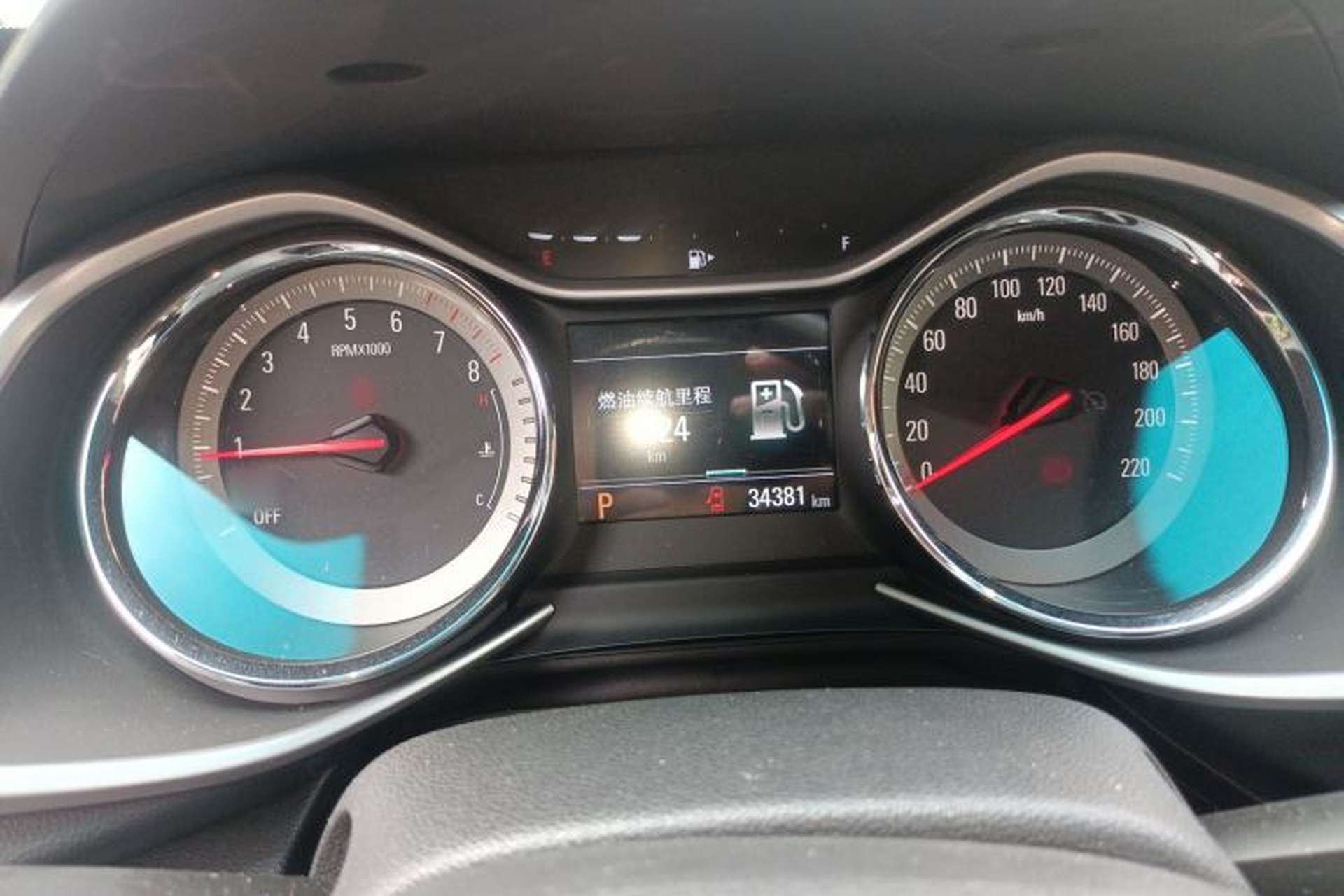 Used Chevrolet Orlando 2018 Redline 530T Automatic Zhaoxiang Edition (5+2 Seating) – China V Standard Instrument Cluster