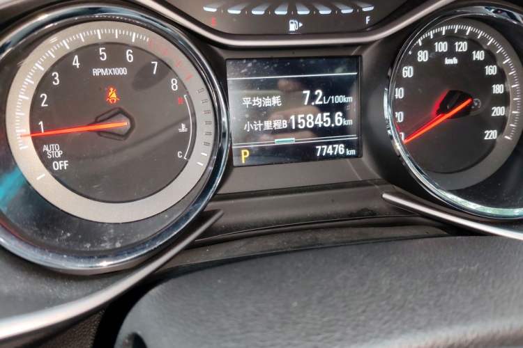 Used Chevrolet Orlando 2019 Redline 530T Automatic Enjoyment Version (5+2 Seating) China VI Odometer Close Up