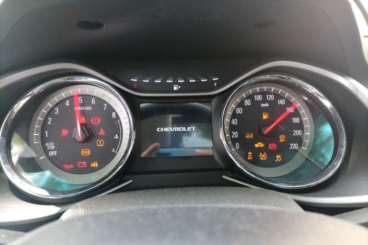 Used Chevrolet Orlando 2019 Redline 530T Automatic Luxury Edition (5-seat model) – China VI Standard Instrument Cluster