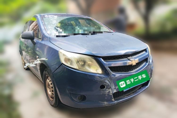 Used Chevrolet Sail 2010 Sedan 1.2L Manual Warm Edition Front Right 45 Deg