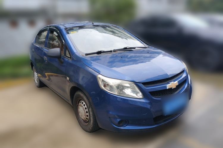 Used Chevrolet Sail 2010 Sedan 1.2L Manual Fashion Edition Front Right 45 Deg