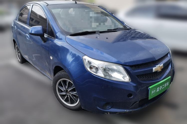 Used Chevrolet Sail 2010 Sedan 1.2L Manual Warm Edition Front Right 45 Deg