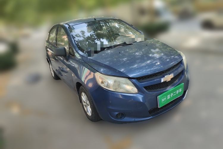 Used Chevrolet Sail 2010 Sedan 1.2L Manual Fashion Edition Front Right 45 Deg