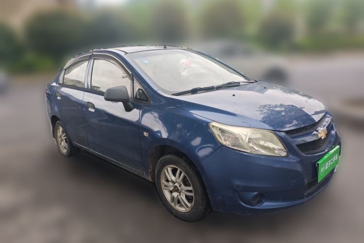 Used Chevrolet Sail 2010 Sedan 1.2L Manual Warm Edition Front Right 45 Deg