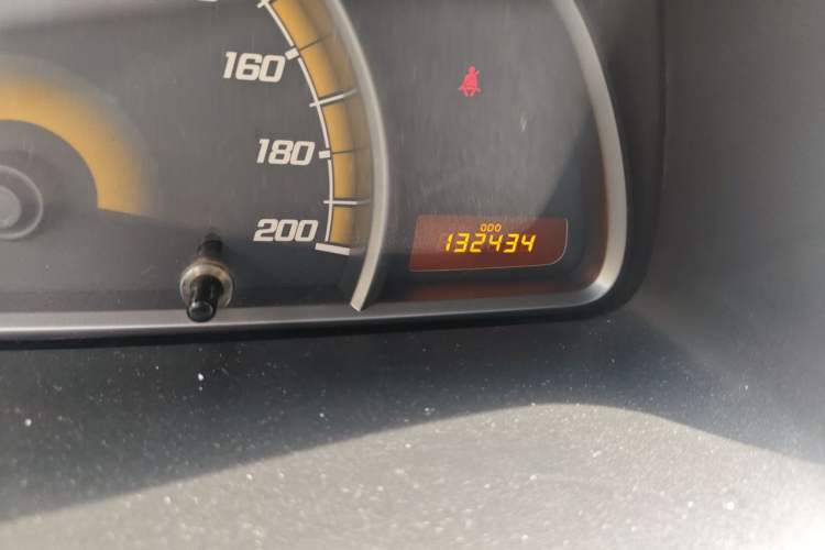 Used Chevrolet Sail 2010 Sedan 1.4L Manual Enjoyment Edition Odometer Close Up