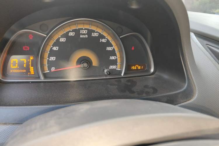 Used Chevrolet Sail 2010 Sedan 1.2L Manual Fashion Edition Odometer Close Up