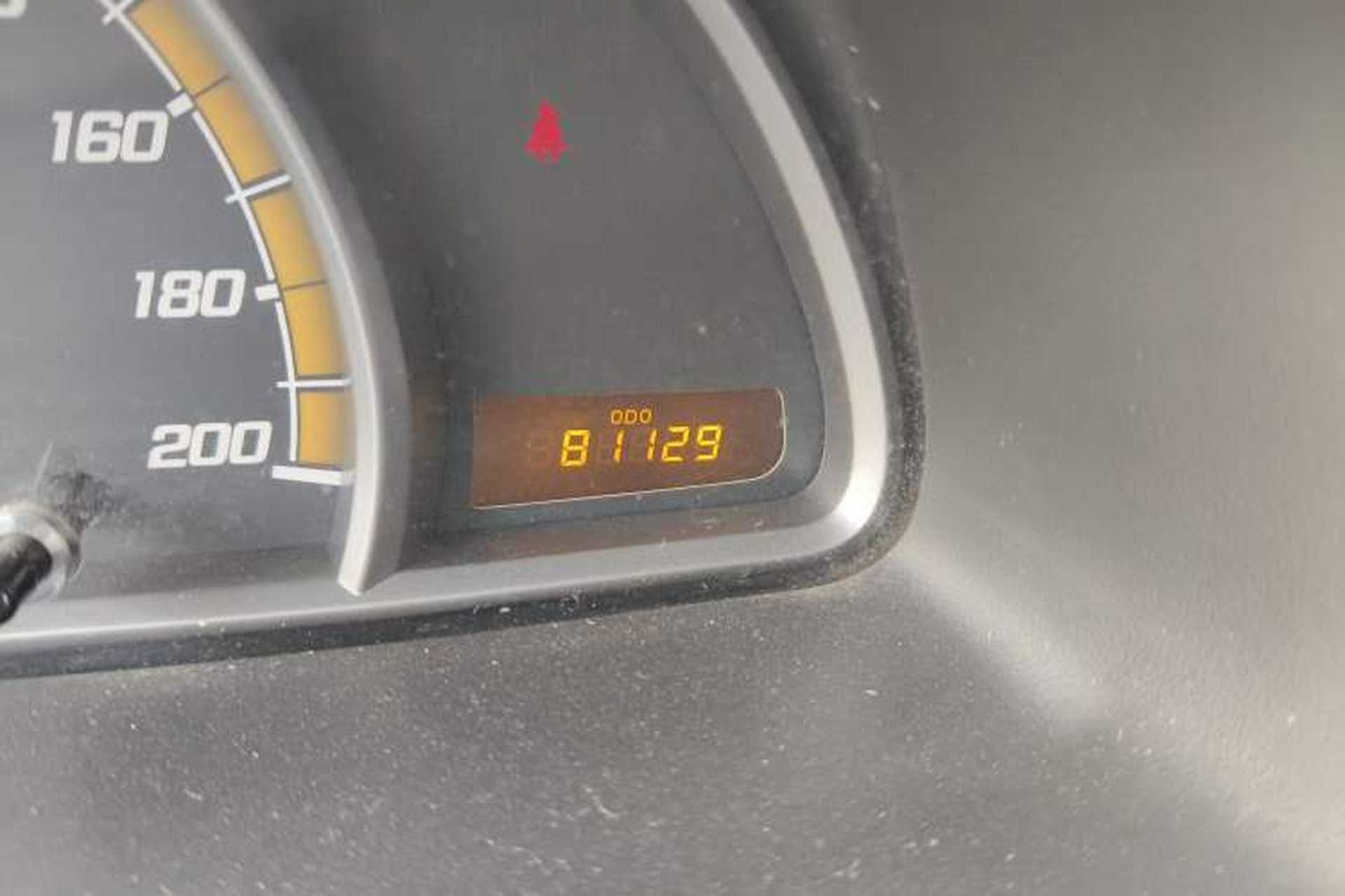 Used Chevrolet Sail 2010 Sedan 1.2L Manual Fashion Edition Odometer Close Up