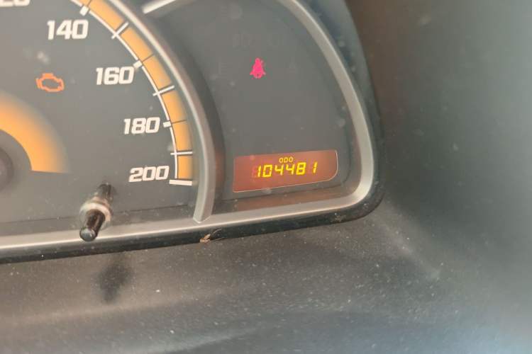 Used Chevrolet Sail 2010 Sedan 1.2L Manual Fashion Edition Odometer Close Up