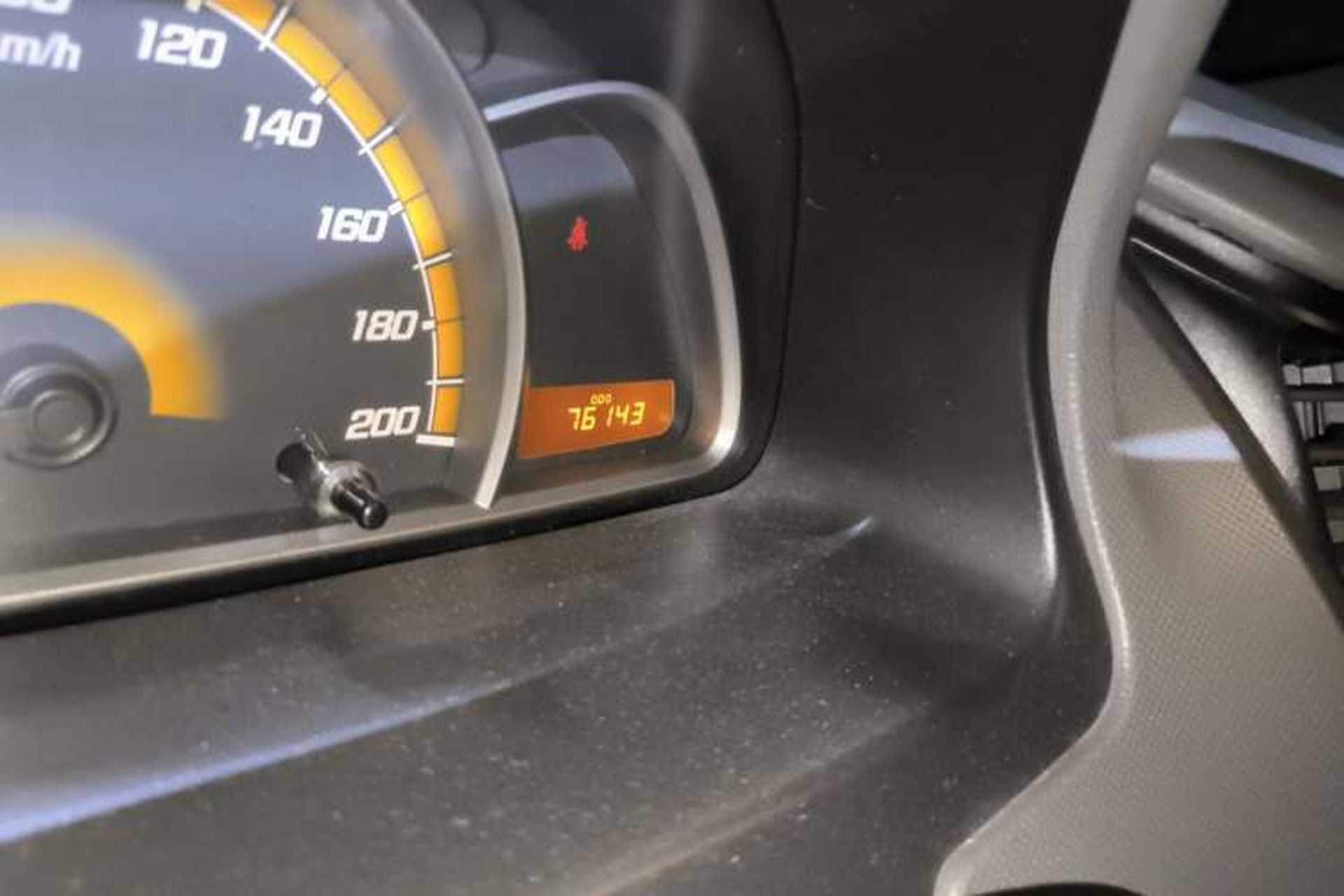 Used Chevrolet Sail 2010 Sedan 1.2L Manual Fashion Edition Odometer Close Up