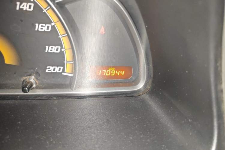 Used Chevrolet Sail 2010 Sedan 1.2L Manual Fashion Edition Odometer Close Up