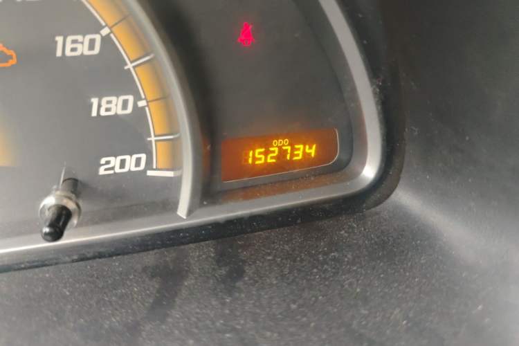 Used Chevrolet Sail 2010 Sedan 1.2L Manual Warm Edition Odometer Close Up