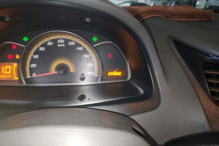 Used Chevrolet Sail  Odometer Close Up