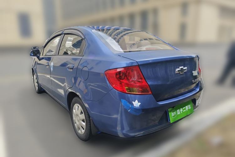 Used Chevrolet Sail 2010 Sedan 1.4L Manual Enjoyment Edition Rear Left 45 Deg