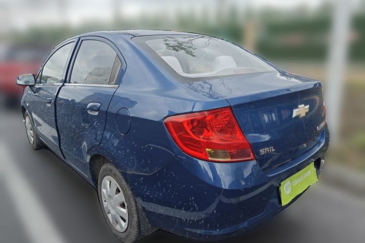 Used Chevrolet Sail 2010 Sedan 1.4L AMT Excellence Edition Rear Left 45 Deg