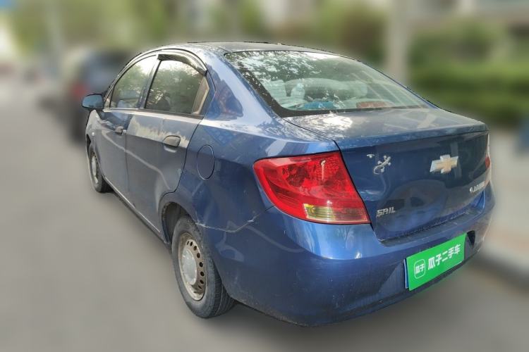 Used Chevrolet Sail 2010 Sedan 1.2L Manual Fashion Edition Rear Left 45 Deg