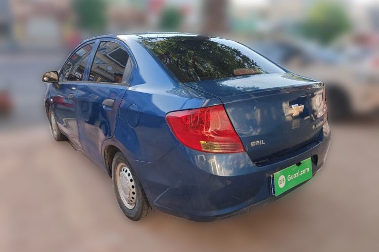 Used Chevrolet Sail 2010 Sedan 1.2L Manual Warm Edition Rear Left 45 Deg