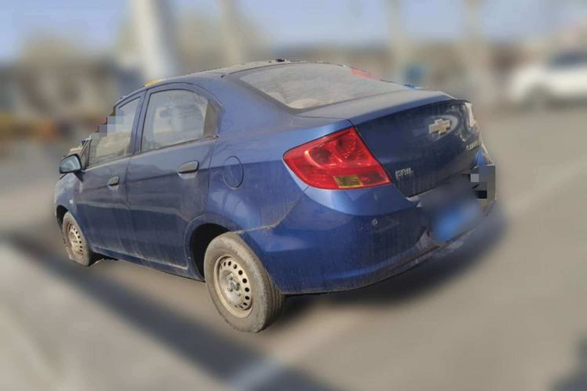 Used Chevrolet Sail 2010 Sedan 1.2L Manual Fashion Edition Rear Left 45 Deg