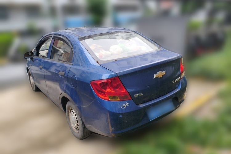 Used Chevrolet Sail 2010 Sedan 1.2L Manual Fashion Edition Rear Left 45 Deg