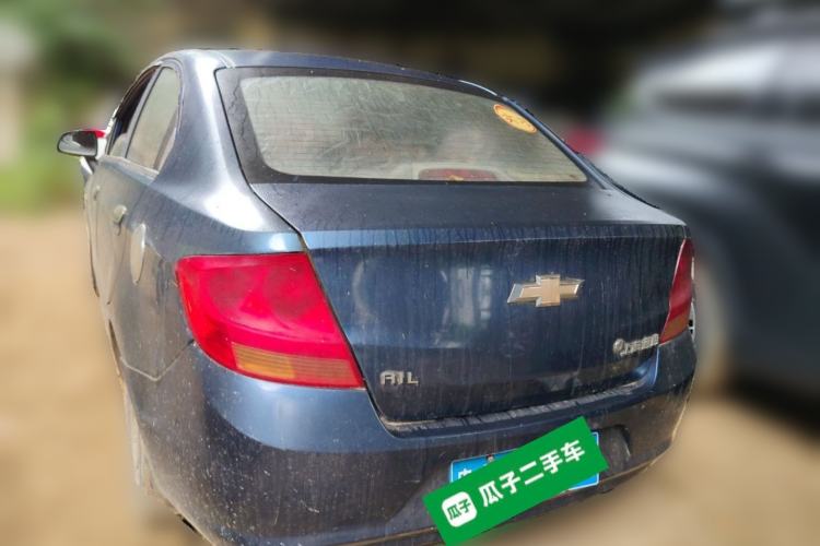 Used Chevrolet Sail 2010 Sedan 1.2L Manual Warm Edition Rear Left 45 Deg