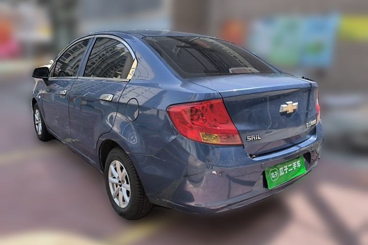 Used Chevrolet Sail 2010 Sedan 1.2L Manual Warm Edition Rear Left 45 Deg