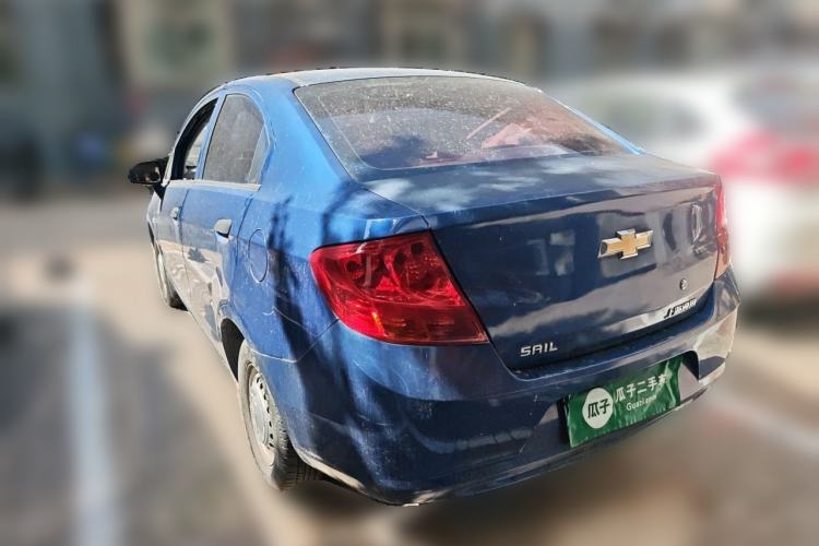Used Chevrolet Sail 2010 Sedan 1.2L Manual Fashion Edition Rear Left 45 Deg