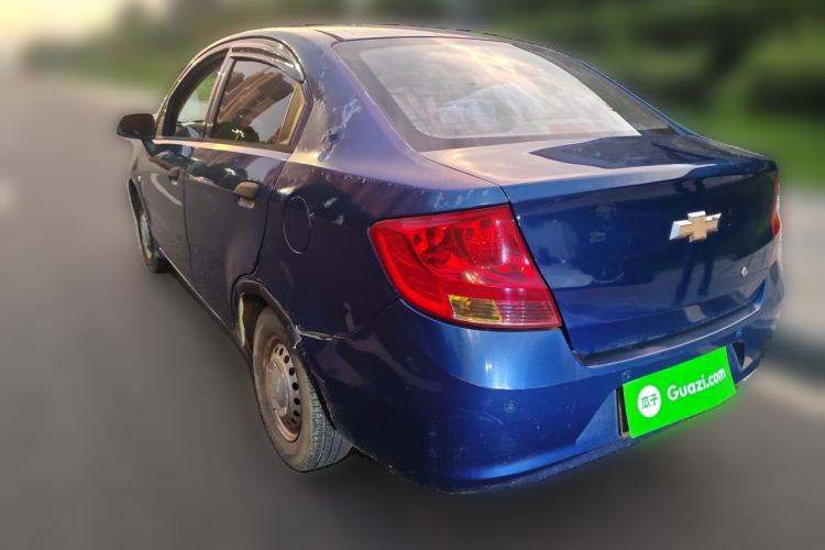 Used Chevrolet Sail 2010 Sedan 1.2L Manual Fashion Edition Rear Left 45 Deg