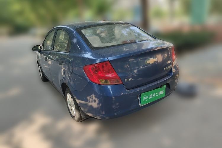 Used Chevrolet Sail 2010 Sedan 1.2L Manual Fashion Edition Rear Left 45 Deg