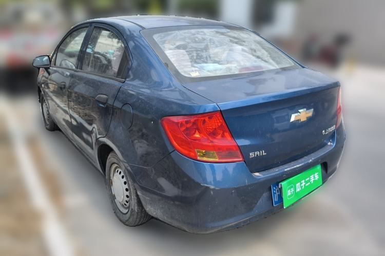 Used Chevrolet Sail 2010 Sedan 1.2L Manual Fashion Edition Rear Left 45 Deg