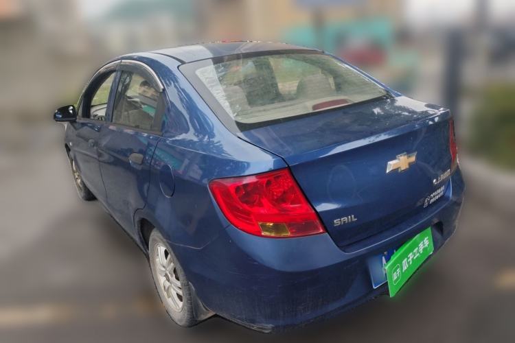 Used Chevrolet Sail 2010 Sedan 1.2L Manual Warm Edition Rear Left 45 Deg