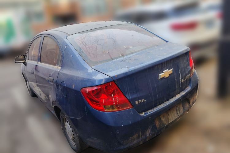 Used Chevrolet Sail 2010 Sedan 1.2L Manual Warm Edition Rear Left 45 Deg