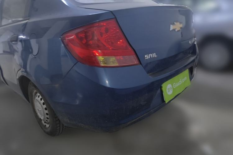 Used Chevrolet Sail 2010 Sedan 1.2L Manual Warm Edition Rear Left 45 Deg