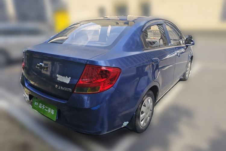 Used Chevrolet Sail 2010 Sedan 1.4L Manual Enjoyment Edition Rear Right 45 Deg