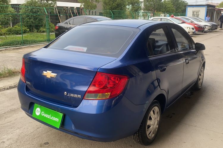 Used Chevrolet Sail 2010 Sedan 1.4L AMT Excellence Edition Rear Right 45 Deg