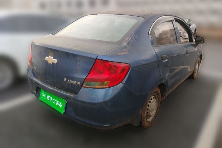Used Chevrolet Sail 2010 Sedan 1.2L Manual Warm Edition Rear Right 45 Deg